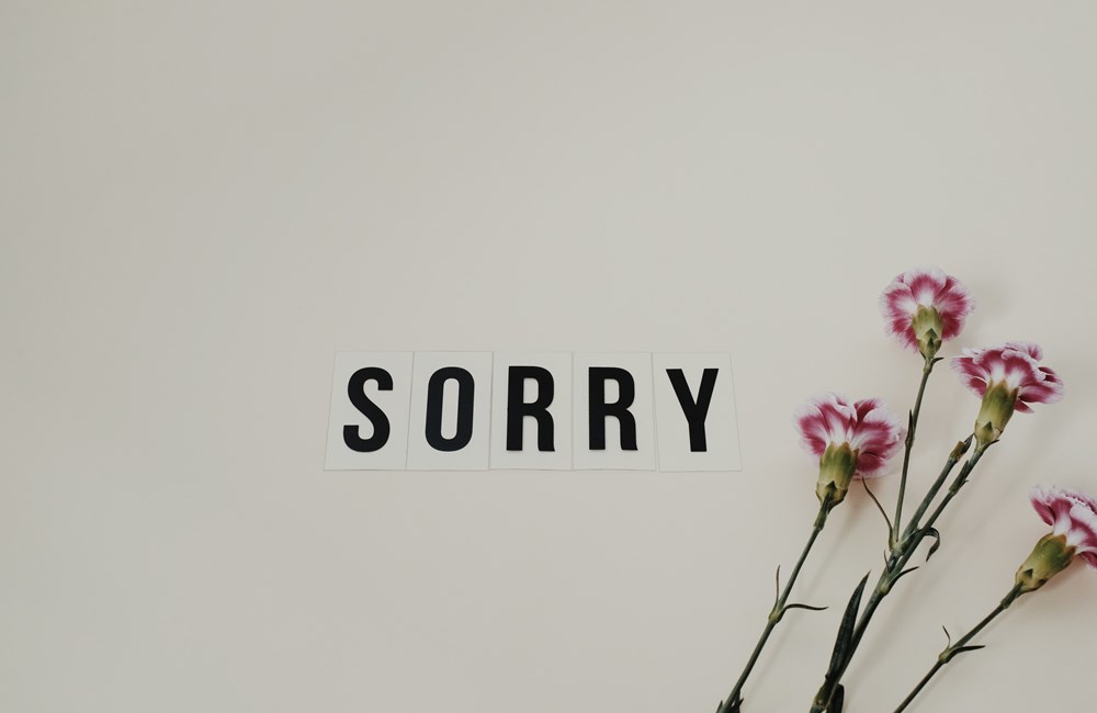 Waarom 'sorry' zeggen belangrijk is