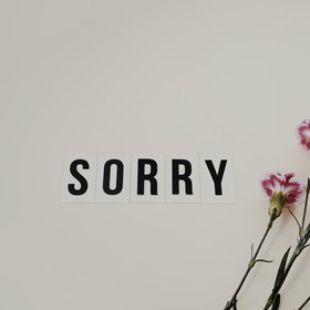 Blog Waarom 'sorry' zeggen belangrijk is