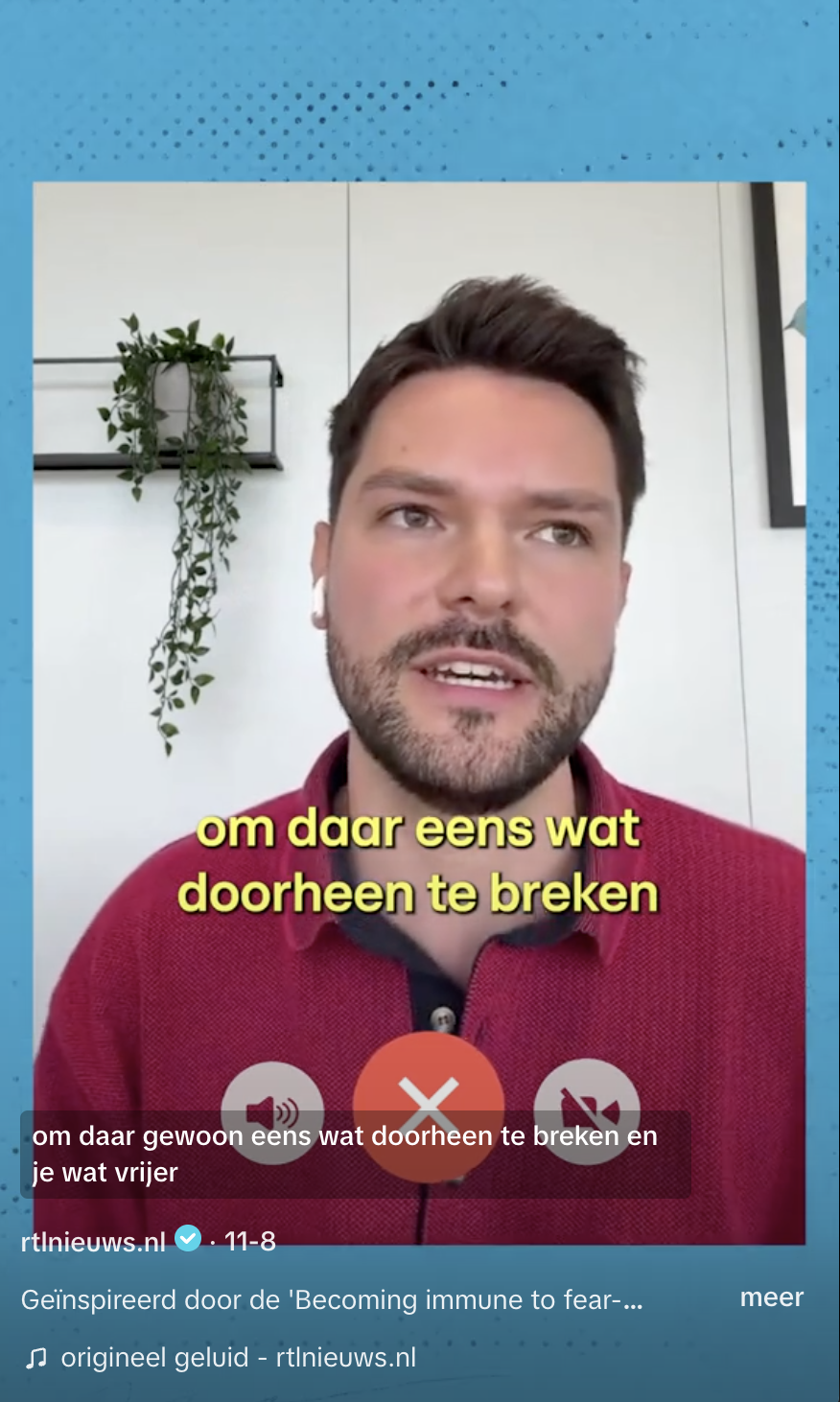 Blog Tiktok: Hoe kom je van angst voor ongemak af?